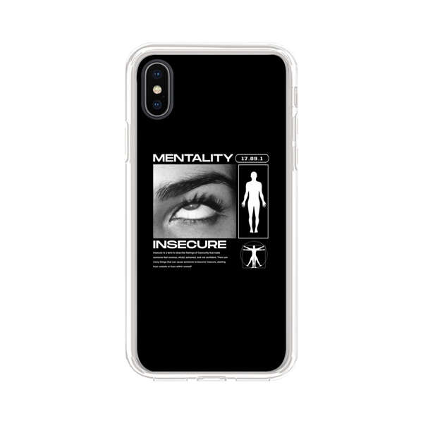 Mentality Insecure Eye Art iPhone X/XS Case