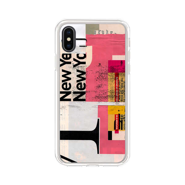 Modern Abstract Collage Artwork iPhone X/XS Case