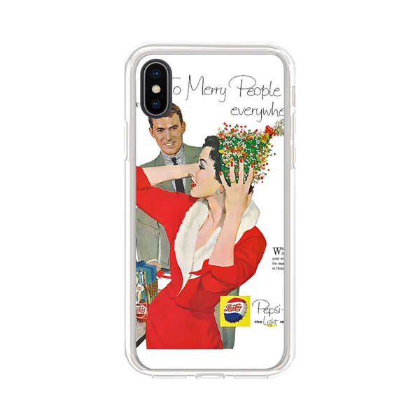 Vintage Pepsi-Cola Holiday Advertisement iPhone X/XS Case