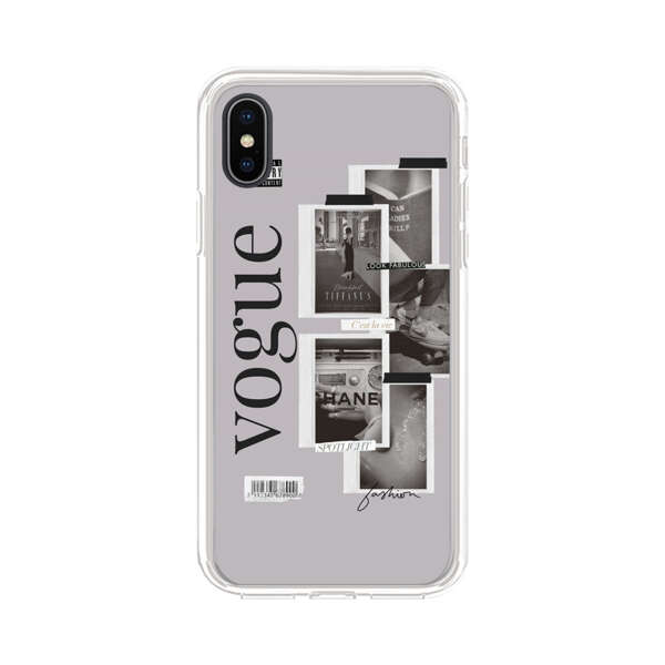 Vogue Fashion Collage Minimalist iPhone X/XS Case