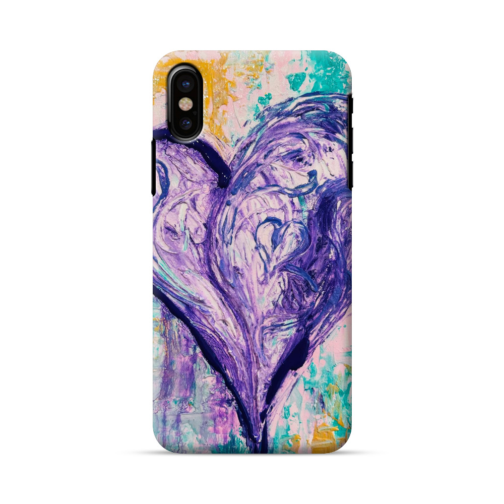 heart artwork iPhone X/XS Hard Case