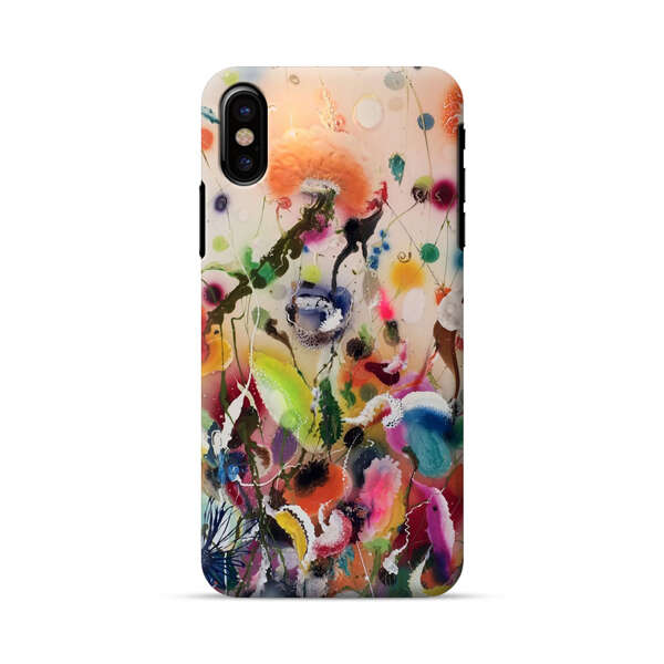 Colorful Abstract Art iPhone X/XS Hard Case