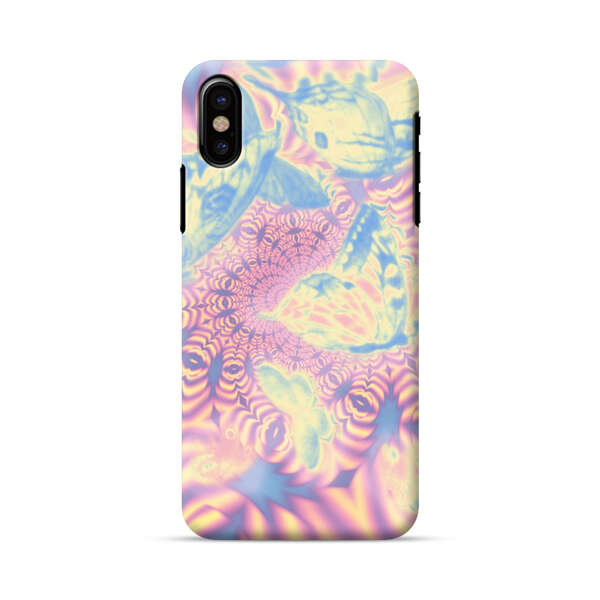 Ethereal Butterflies Psychedelic Swirl iPhone X/XS Hard Case
