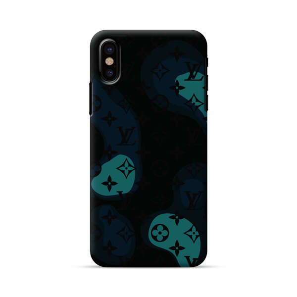 Modern Abstract Question Marks with Luxury Motifs iPhone X/XS Hard Case