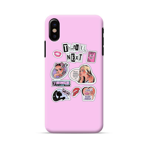 Pop Art Fashion Stickers iPhone X/XS Hard Case