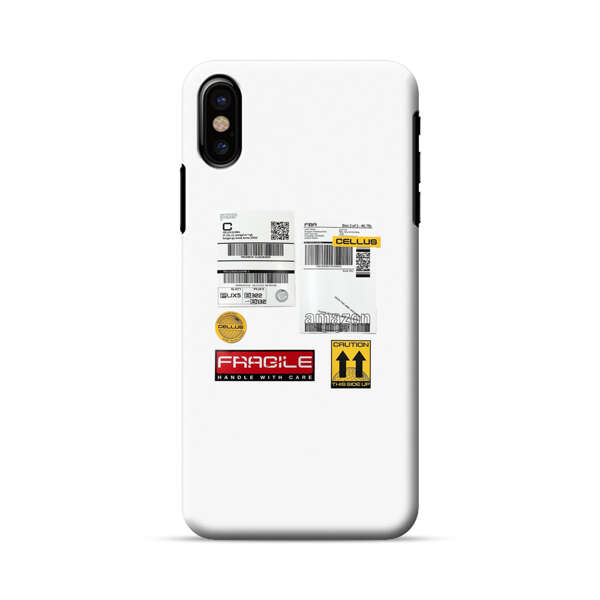 Shipping Labels and Fragile Handling Stickers iPhone X/XS Hard Case