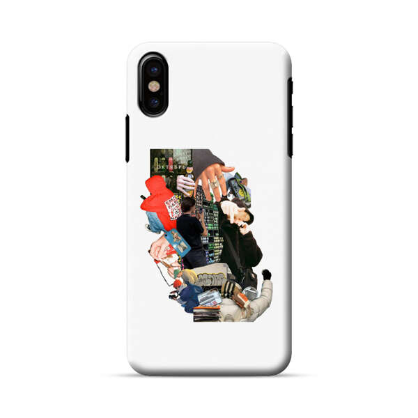 Urban Street Culture Collage iPhone X/XS Hard Case