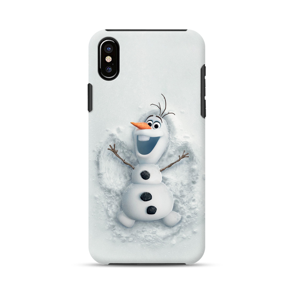 frozen snowman iPhone X/XS Impact Case
