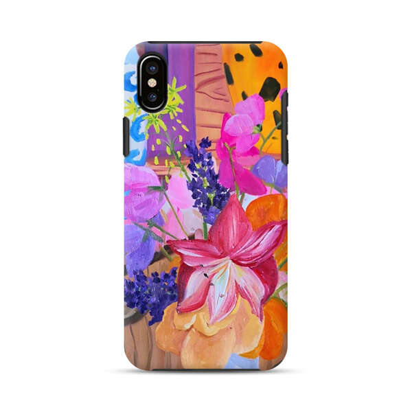 Bright Vibrant Floral Still Life iPhone X/XS Impact Case