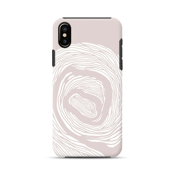Elegant Abstract Swirl iPhone X/XS Impact Case