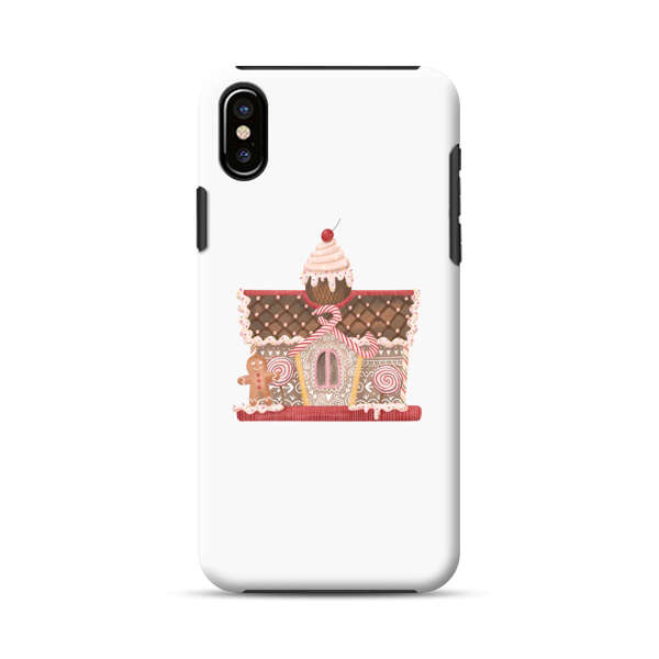 Gingerbread House Holiday iPhone X/XS Impact Case
