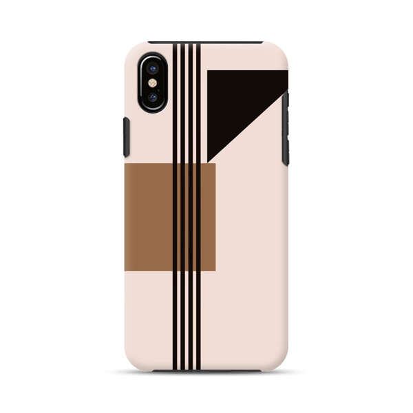 Minimalist Abstract Geometric Design iPhone X/XS Impact Case