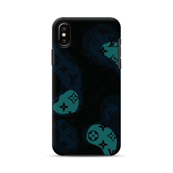 Modern Abstract Question Marks with Luxury Motifs iPhone X/XS Impact Case