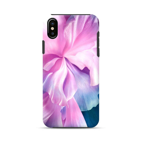 Pink Purple Flower Petals iPhone X/XS Impact Case