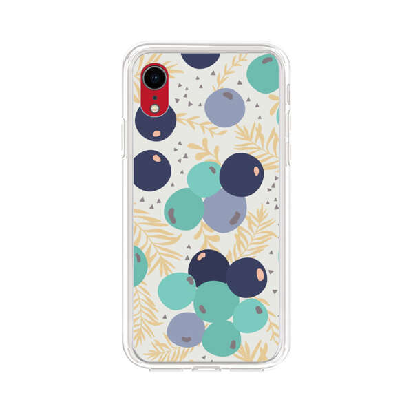 Abstract Berries Pattern iPhone XR Case