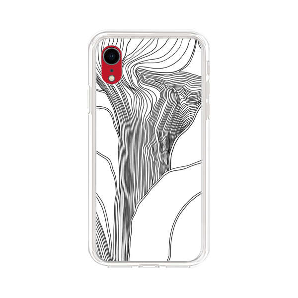 Abstract Line Art Design iPhone XR Case