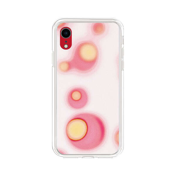 Abstract Pink and Yellow Blobs iPhone XR Case