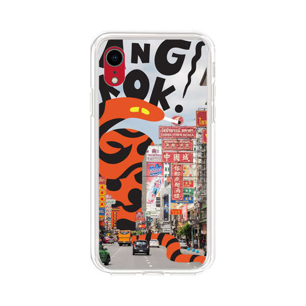 Bangkok Chinatown Snake Street Scene iPhone XR Case