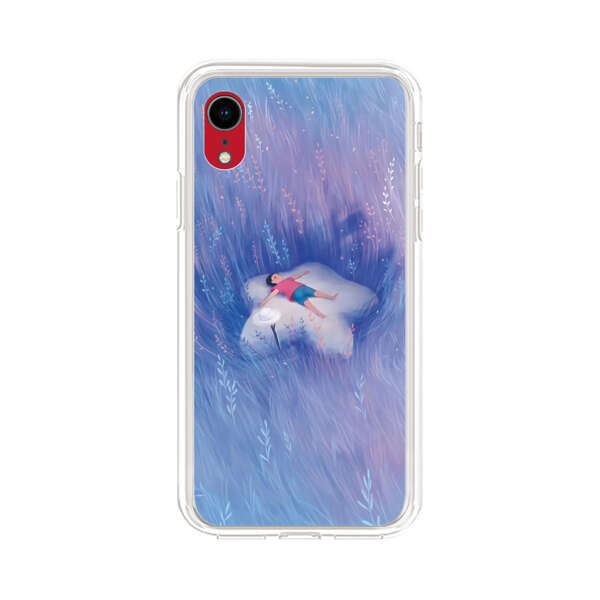 Child Relaxing in Dreamy Field iPhone XR Case