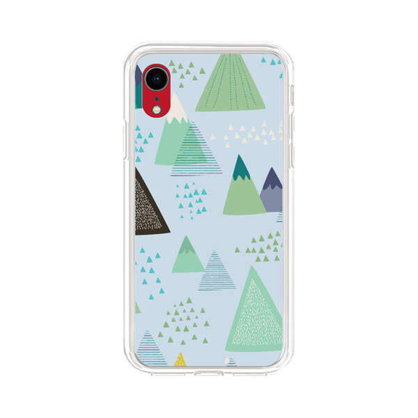 Colorful Abstract Mountain Pattern iPhone XR Case