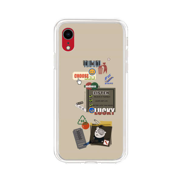 Creative Collage of Motivational Elements iPhone XR Case