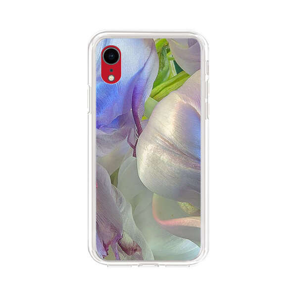 Delicate Pastel Flower Petals Close Up iPhone XR Case