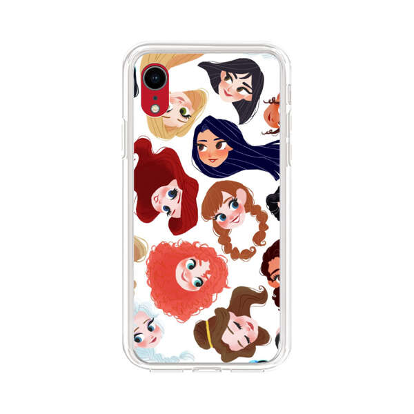 Diverse Animated Girl Faces iPhone XR Case