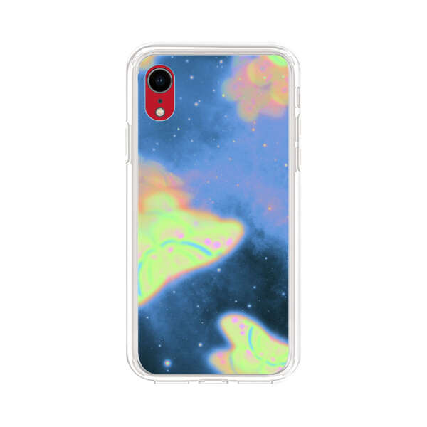 Dreamy Glowing Cosmic Butterflies iPhone XR Case