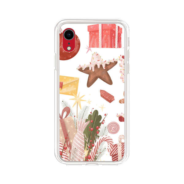 Holiday Gingerbread Candy Cane Gifts iPhone XR Case