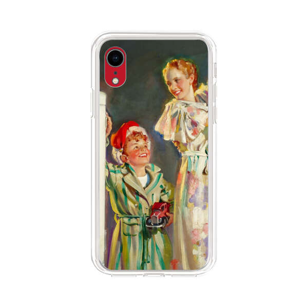 Joyful Family Christmas Celebration iPhone XR Case