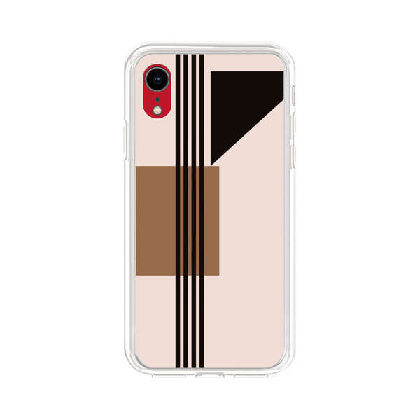 Minimalist Abstract Geometric Design iPhone XR Case