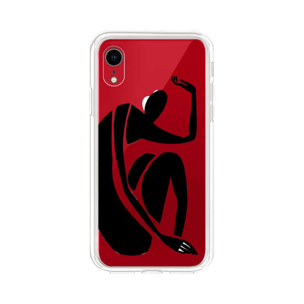 Minimalist Abstract Human Figure iPhone XR Case