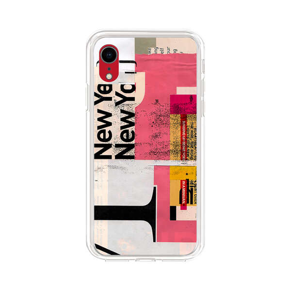 Modern Abstract Collage Artwork iPhone XR Case