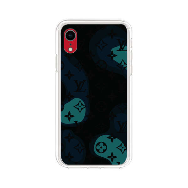 Modern Abstract Question Marks with Luxury Motifs iPhone XR Case