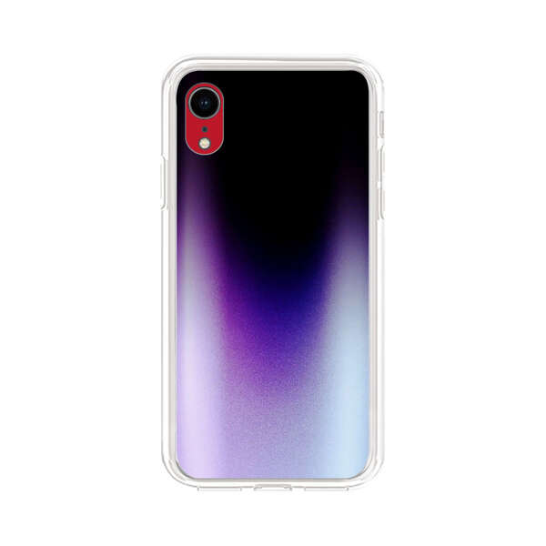 Purple Blue Gradient Flame iPhone XR Case