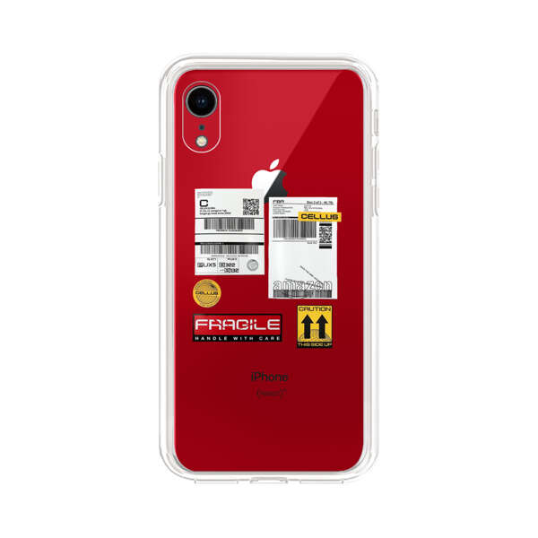 Shipping Labels and Fragile Handling Stickers iPhone XR Case