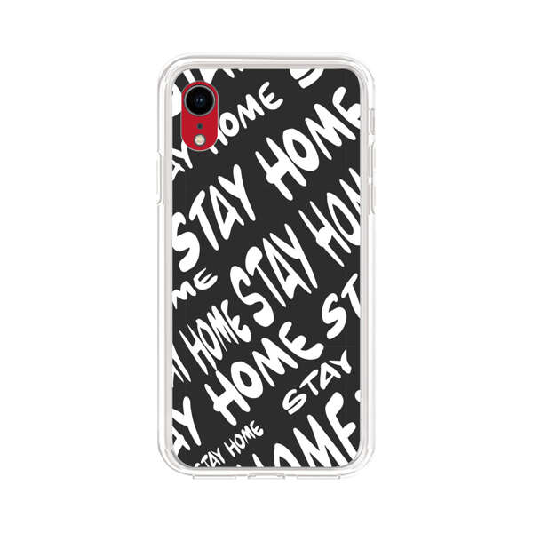 Stay Home Pattern iPhone XR Case
