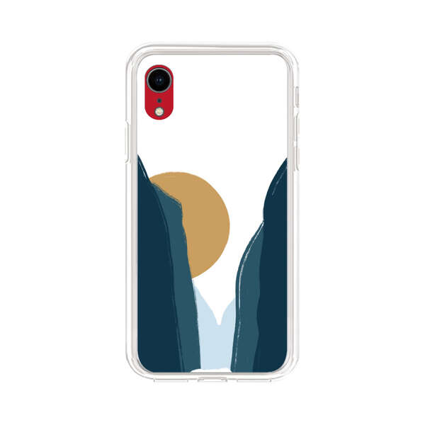 Sunset Between Dark Cliffs iPhone XR Case