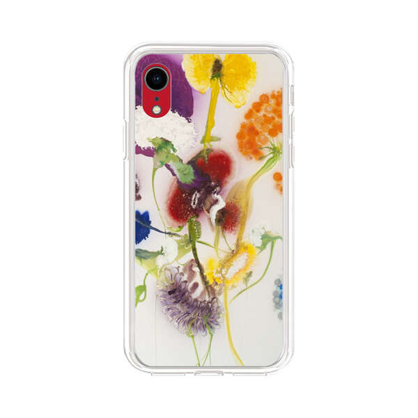 Vibrant Abstract Floral Artwork iPhone XR Case