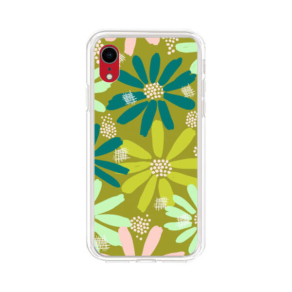 Vibrant Floral Daisy Pattern iPhone XR Case