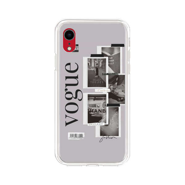 Vogue Fashion Collage Minimalist iPhone XR Case