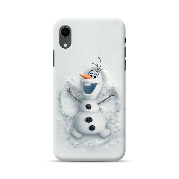 frozen snowman iPhone XR Hard Case