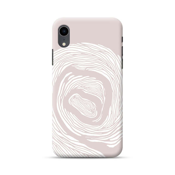 Elegant Abstract Swirl iPhone XR Hard Case