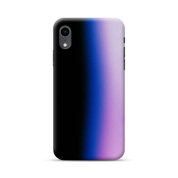 Gradient Black Blue Pink Purple iPhone XR Hard Case