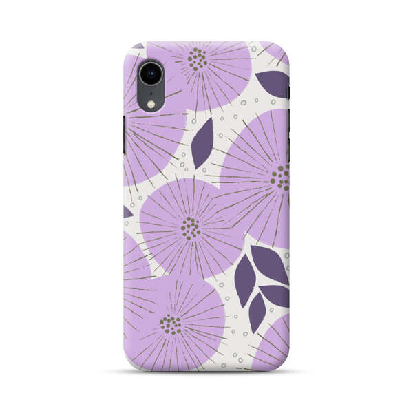 Lavender Flower Pattern iPhone XR Hard Case