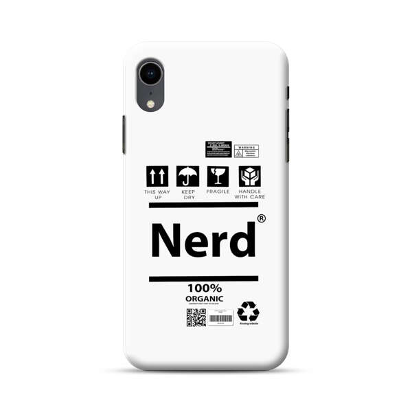 Minimalist Nerd Shipping Icons Design iPhone XR Hard Case