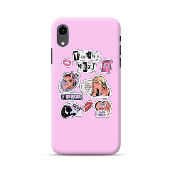 Pop Art Fashion Stickers iPhone XR Hard Case