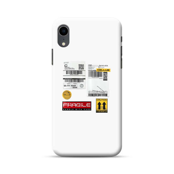 Shipping Labels and Fragile Handling Stickers iPhone XR Hard Case