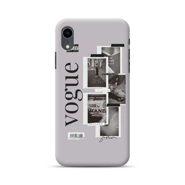 Vogue Fashion Collage Minimalist iPhone XR Hard Case