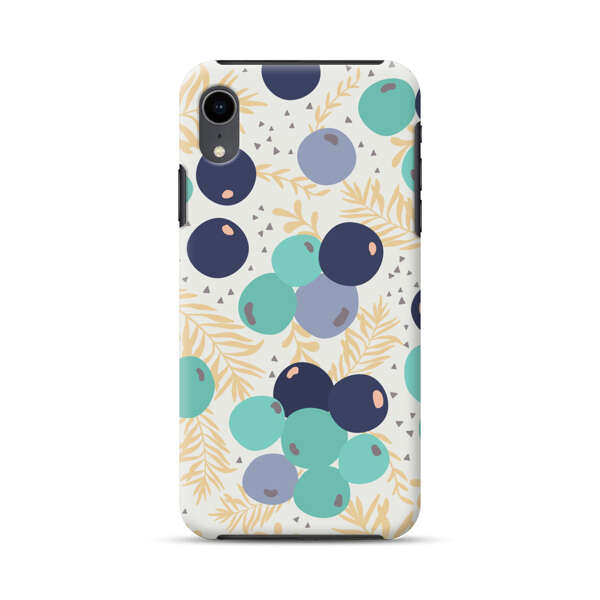 Abstract Berries Pattern iPhone XR Impact Case